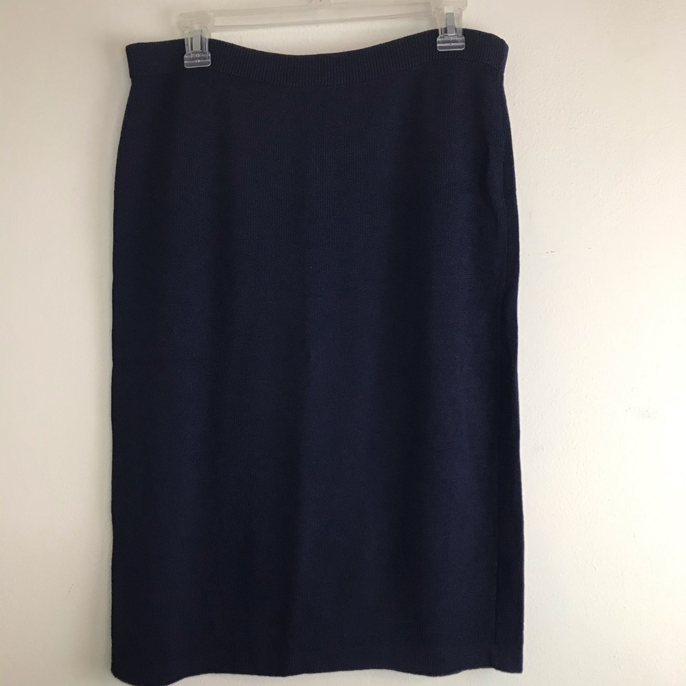St. John Basic blue skirt
